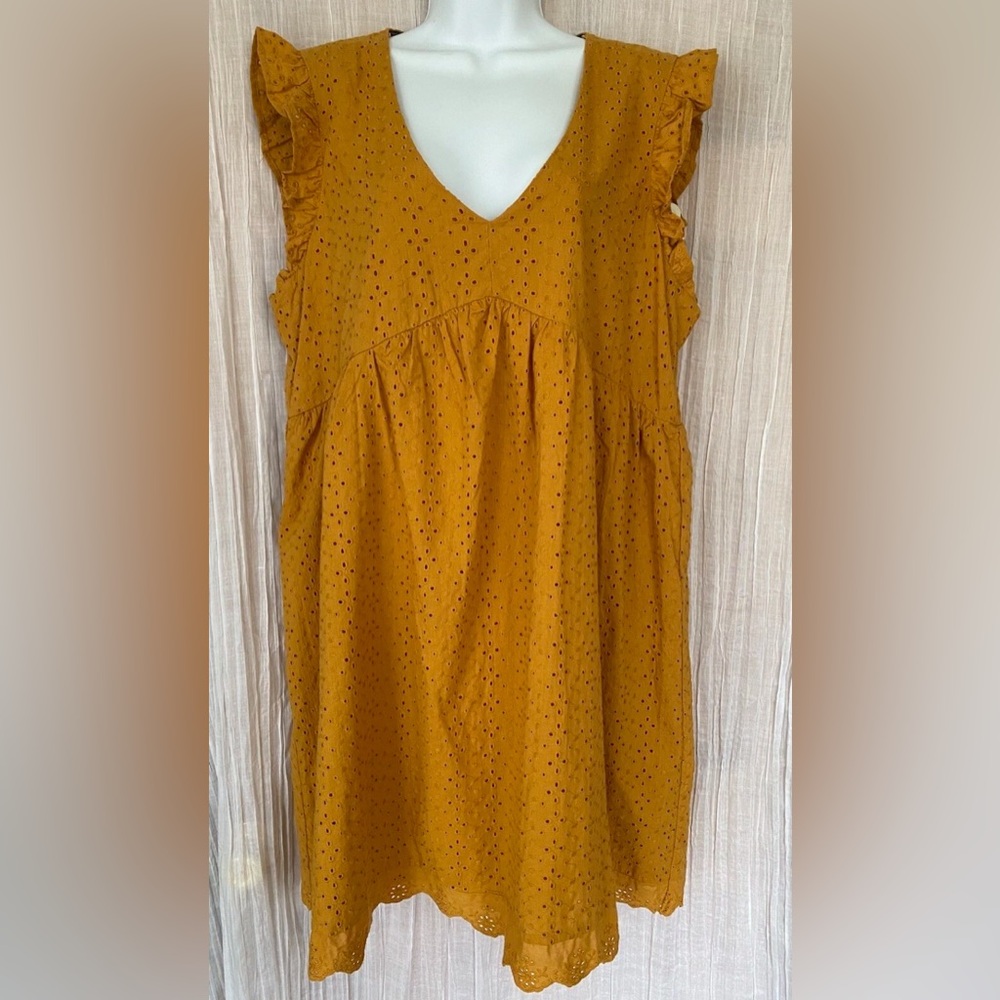 Knox Rose Mustard Midi Dress - Picture 3 of 7